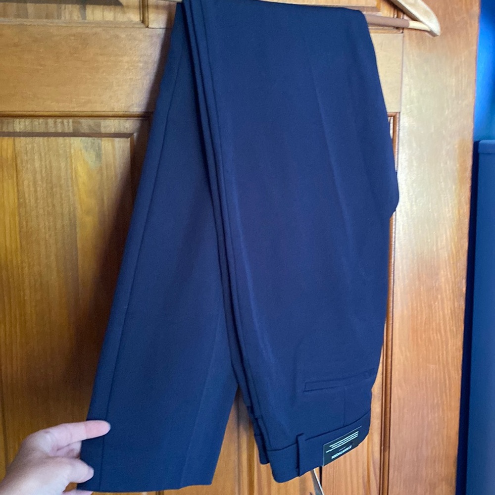 Long Blue Trousers